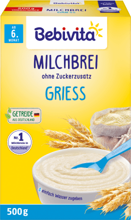 Milchbrei Grieß ab dem 6. Monat, 500 g