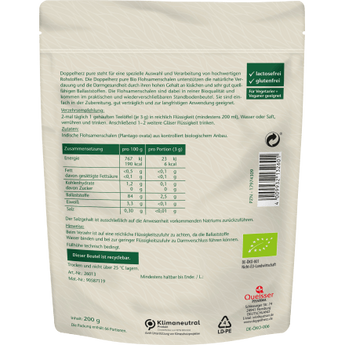Bio Flohsamenschalen, 200 g - VivaVoss