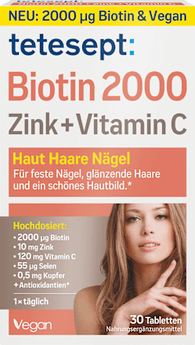 Biotin 2000 Tabletten 30 St, 18 g - VivaVoss
