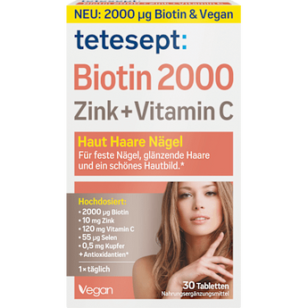 Biotin 2000 Tabletten 30 St, 18 g - VivaVoss