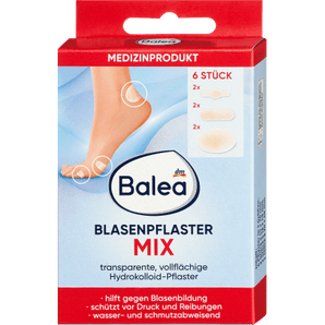 Blasenpflaster Mix, 6 St Medizinprodukt Balea, Pflege & Parfum,Fußcreme & Fußpflege,Blasenpflaster & Druckstellen by Balea – Available at VivaVoss