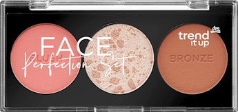 Blush-, Bronzer & Highlighter Palette Face Perfection trend !t up