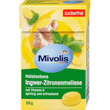 Bonbon, Ingwer-Zitronenmelisse, zuckerfrei Mivolis