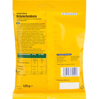 Bonbons, Kräuterbonbons, zuckerfrei Mivolis