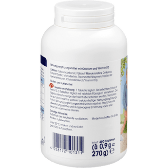Calcium + D3 Tabletten, 300 St.  Mivolis