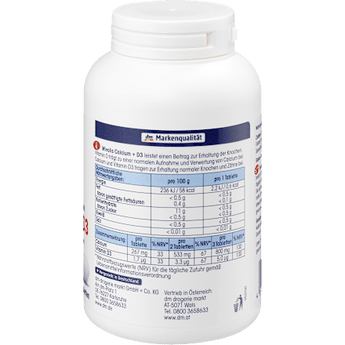 Calcium + D3 Tabletten, 300 St.  Mivolis