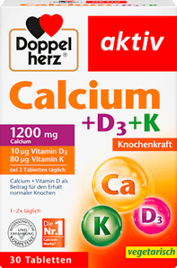 Calcium + Vitamin D3 Tabletten 30 St. Doppelherz