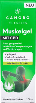 Muskelgel mit CBD & Arnika Extrakt, 100 ml