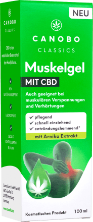 Muskelgel mit CBD & Arnika Extrakt, 100 ml