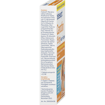 Carotin Haut + Sonne Tabletten 30 St tetesept