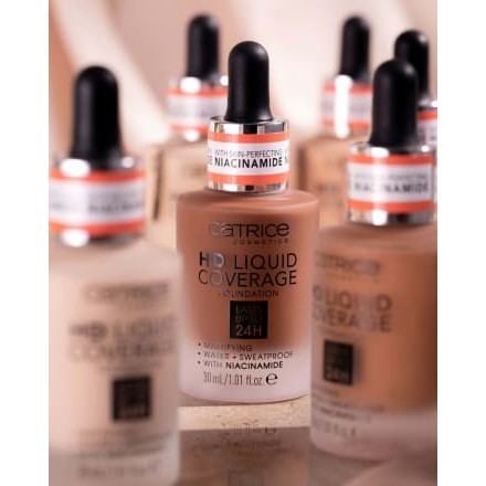 Catrice Foundation Liquid HD Coverage Waterproof, 30 ml