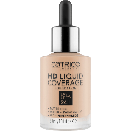 Catrice Foundation Liquid HD Coverage Waterproof, 30 ml