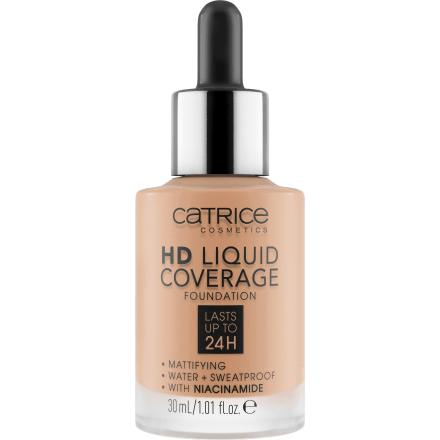 Catrice Foundation Liquid HD Coverage Waterproof, 30 ml