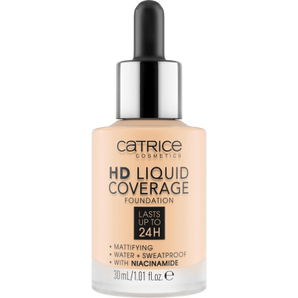 Catrice Foundation Liquid HD Coverage Waterproof, 30 ml
