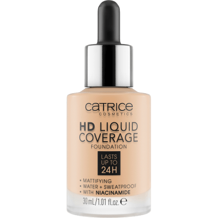 Catrice Foundation Liquid HD Coverage Waterproof, 30 ml