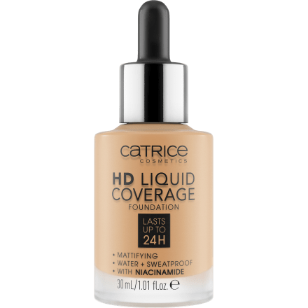 Catrice Foundation Liquid HD Coverage Waterproof, 30 ml