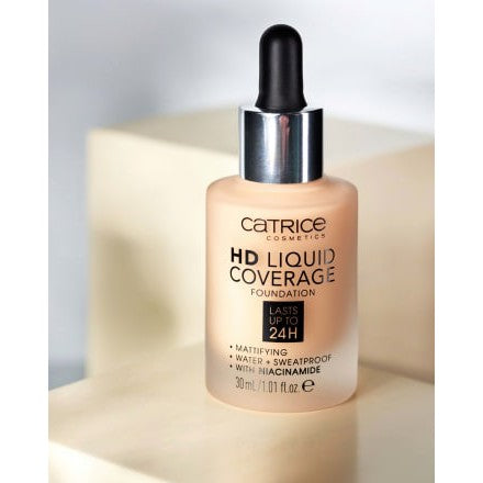 Catrice Foundation Liquid HD Coverage Waterproof, 30 ml