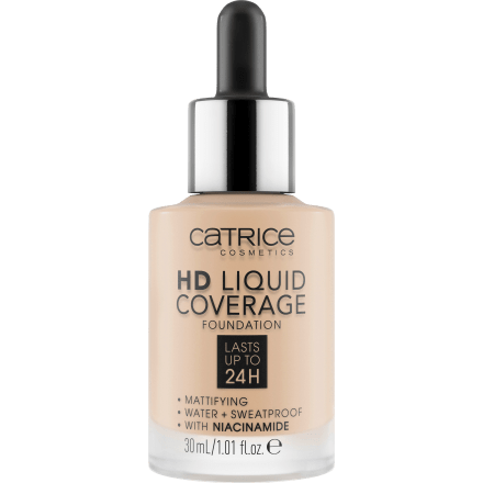 Catrice Foundation Liquid HD Coverage Waterproof, 30 ml