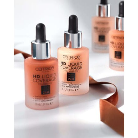 Catrice Foundation Liquid HD Coverage Waterproof, 30 ml