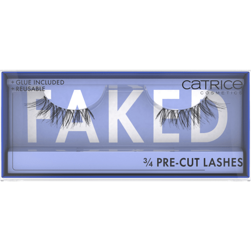 Artificial Eyelashes Faked 3/4 Pre-Cut (1 Pair), 2 pcs