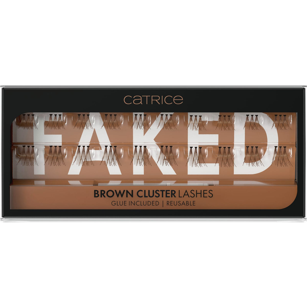Künstliche Wimpern Faked Brown Cluster Lashes, 20 St