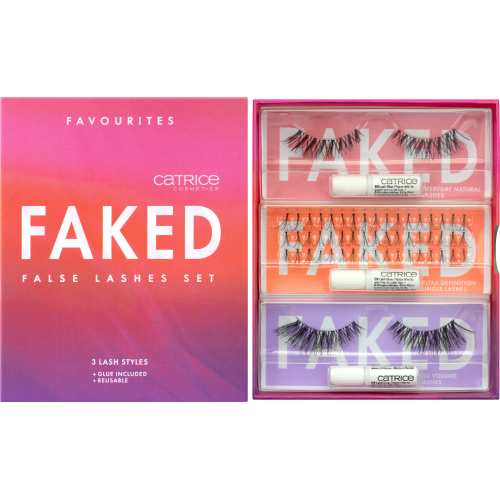 Künstliche Wimpern Set Faked False Lashes, 1 St