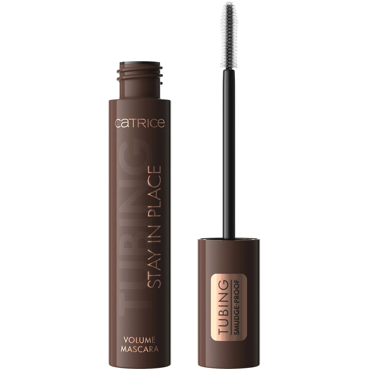 Mascara Tubing Stay In Place Volume 020 Panda-Proof Brown, 11 ml