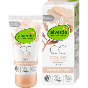 CC Cream Perfekter Teint LSF 6, 50 ml CC Cream by alverde NATURKOSMETIK – Available at VivaVoss