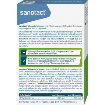 Cholesterin Senker Kapseln 45 St, 49 g - VivaVoss