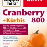 Cranberry + Kürbis + Vitamin C + Selen Kapseln 30 St., 27,7 g - VivaVoss