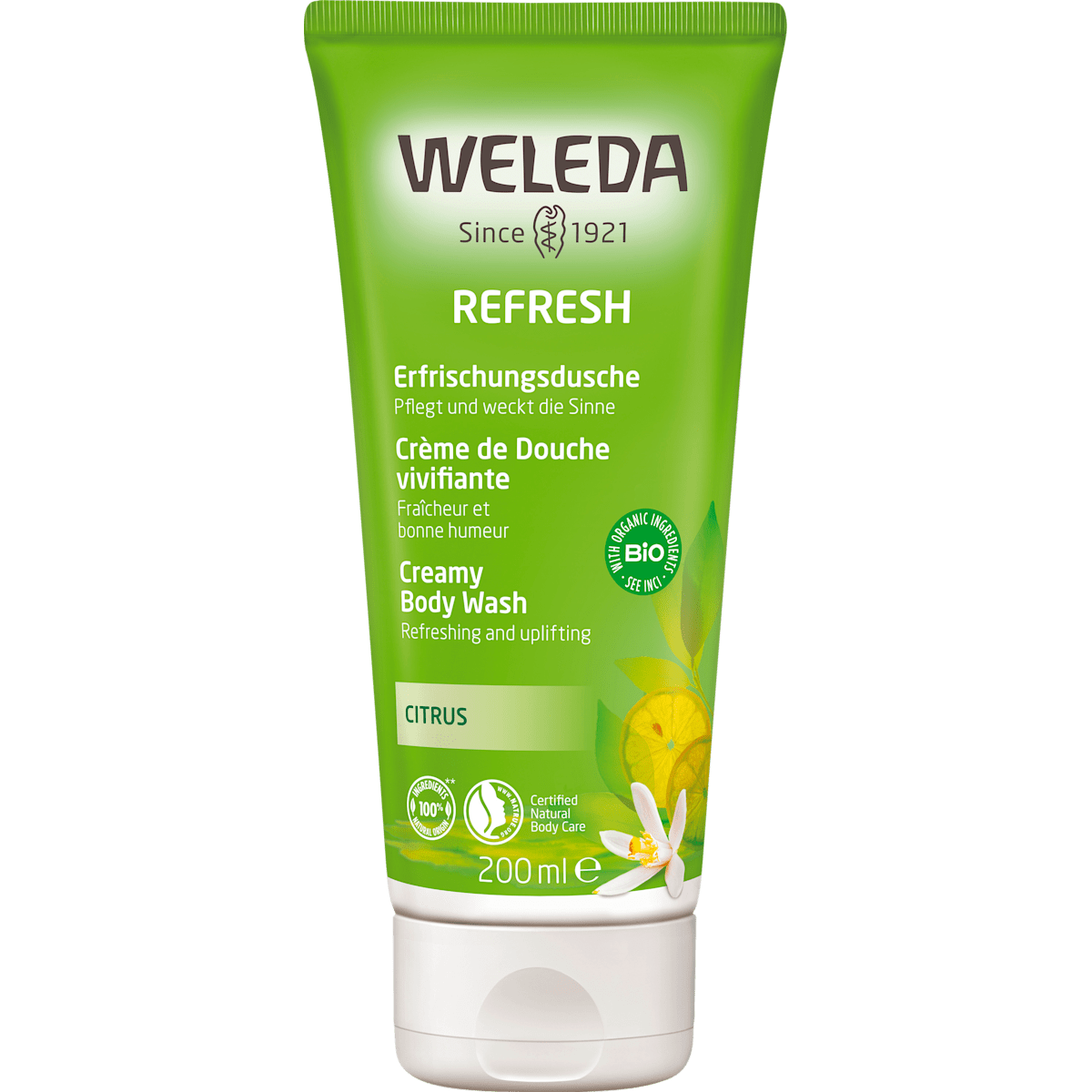 Cremedusche Refresh Citrus, 200 ml - VivaVoss