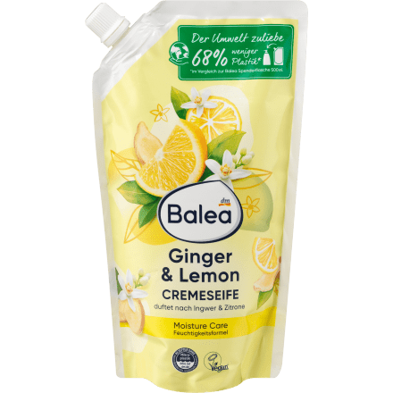 Cremeseife Ginger & Lemon, Nachfüllpack, 500 ml