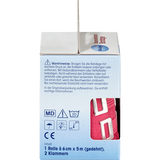 Dauerelastische Bandage, 6 cm x 5 m (gedehnt), 1 Rolle Mivolis