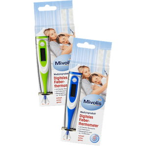 Digitales Fieberthermometer mit flexibler Messspitze Mivolis