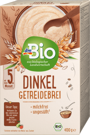 Getreidebrei Bio Dinkel ab dem 5. Monat, 2x200g, 400 g