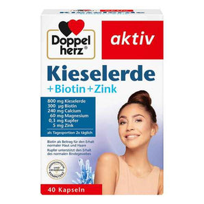 Kieselerde + Biotin + Zink Tabletten 40 St., 51,6 g