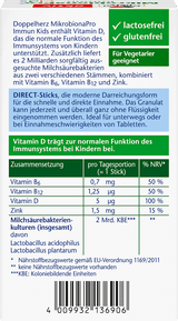 Doppelherz MikrobionaPro Immun Direct Kids, vänster sida