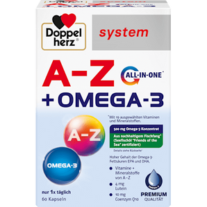 Doppelherz system A-Z + Omega-3 Kapseln 60 St Doppelherz