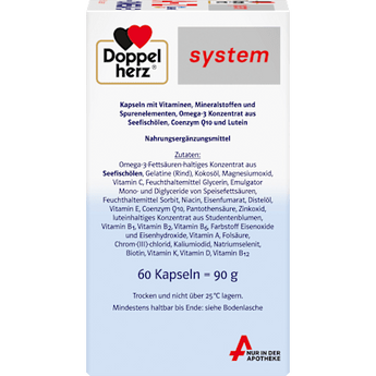 Doppelherz system A-Z + Omega-3 Kapseln 60 St Doppelherz