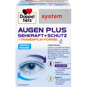 Doppelherz system  Augen Plus Sehkraft + Schutz Kapseln 120 St Doppelherz