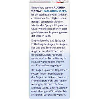 Doppelherz system Augen-Spray Hyaluron 0.3% Doppelherz