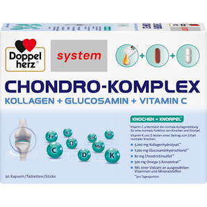 Doppelherz system Chondro-Komplex Kapseln+Tabletten+Sticks je 30 St Doppelherz