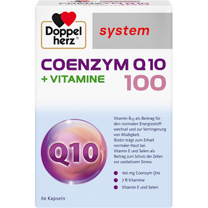 Doppelherz system Coenzym Q10 100 + Vitamine Kapseln 60 St Doppelherz