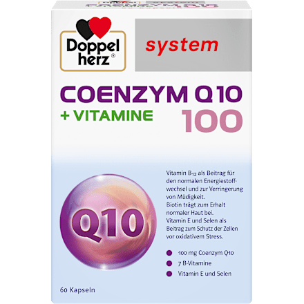 Doppelherz system Coenzym Q10 100 + Vitamine Kapseln 60 St Doppelherz