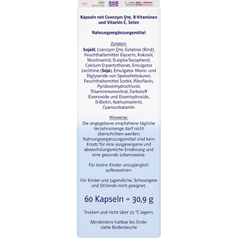 Doppelherz system Coenzym Q10 100 + Vitamine Kapseln 60 St Doppelherz