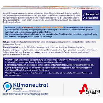 Doppelherz system Kollagen 11000 Curcuma + Ingwer Trinkfläschchen 30 St Doppelherz