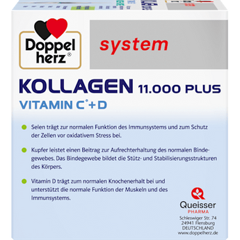 Doppelherz system Kollagen 11.000 Plus Trinkfläschchen 30 St Doppelherz