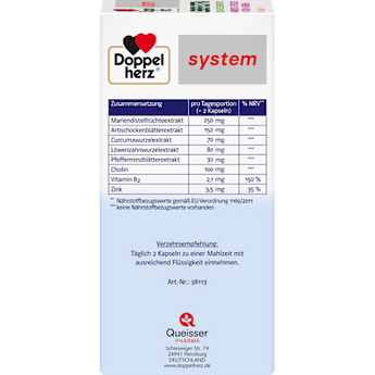 Doppelherz System Leber Extra Kapseln 120 St Doppelherz