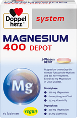Doppelherz system Magnesium 400 Depot Tabletten 60 St Doppelherz