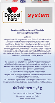 Doppelherz system Magnesium 400 Depot Tabletten 60 St Doppelherz
